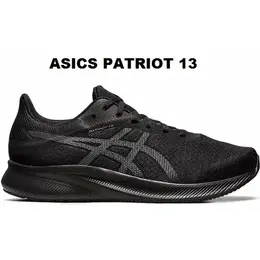 ASICS: Чёрные кроссовки  Patriot