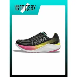 HOKA ONE ONE: Чёрные кроссовки 