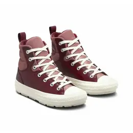 Converse: Бордовые кеды 