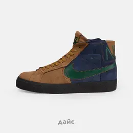 NIKE: Коричневые кеды  Blazer