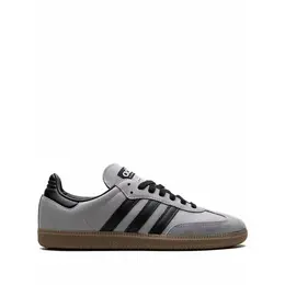 adidas: Серые кроссовки  Samba