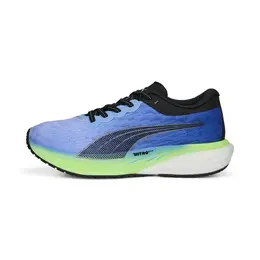PUMA: Голубые кроссовки  Deviate Nitro
