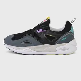 PUMA: Чёрные кроссовки 