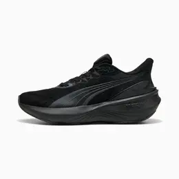 PUMA: Чёрные кроссовки 