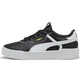 PUMA: Чёрные кеды  Carina