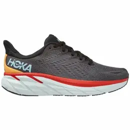 HOKA ONE ONE: Серые кроссовки 