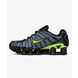 NIKE: Синие кроссовки  Shox TL