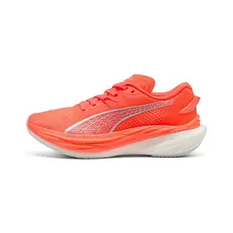 PUMA: Оранжевые кроссовки  Deviate Nitro