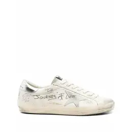 Golden Goose: Бежевые кеды  Super Star