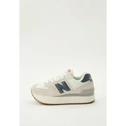 New Balance: Бежевые кроссовки  574