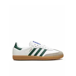 adidas: Зелёные кроссовки  Samba