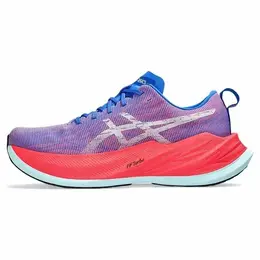 ASICS: Фиолетовые кроссовки 