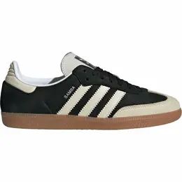 adidas: Чёрные кроссовки  Samba