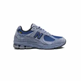 New Balance: Синие кроссовки 