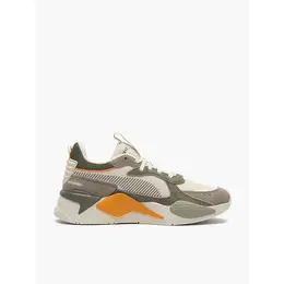 PUMA: Зелёные кроссовки  RS-X