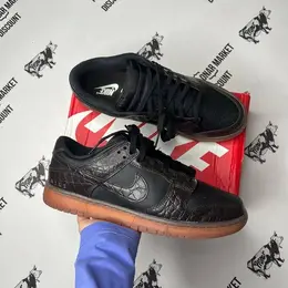 NIKE: Коричневые кроссовки  Dunk Low Retro