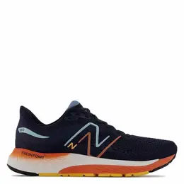 New Balance: Оранжевые кроссовки 