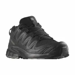 Salomon: Чёрные кроссовки 
