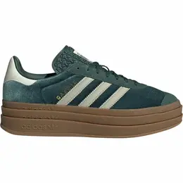 adidas: Зелёные кроссовки  Gazelle