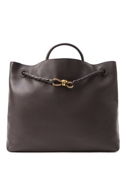 Bottega Veneta: Коричневая сумка 