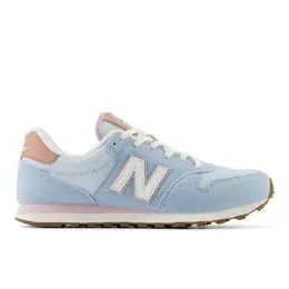 New Balance: Голубые кроссовки  500
