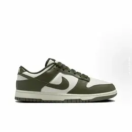 NIKE: Кроссовки  Dunk Low цвета хаки