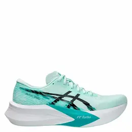 ASICS: Зелёные кроссовки 