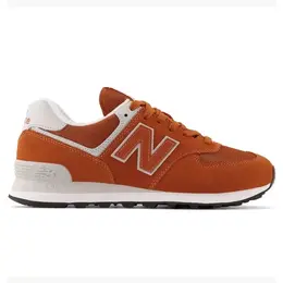 New Balance: Оранжевые кроссовки  574