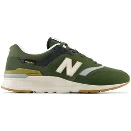 New Balance: Зелёные кроссовки  997