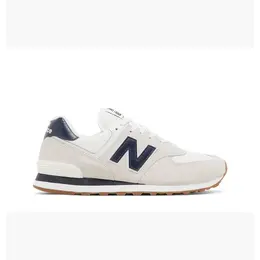New Balance: Серые кроссовки  574