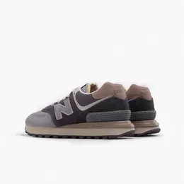 New Balance: Серые кроссовки  574