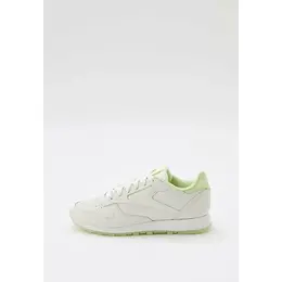 Reebok: Бежевые кроссовки  Classic Leather