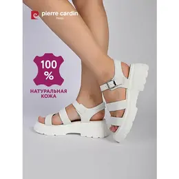 Pierre Cardin: Белые сандалии 