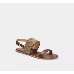 Coach: Коричневые сандалии 
