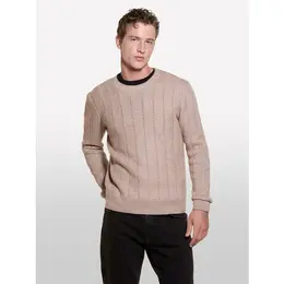 Sisley: Бежевый свитер 