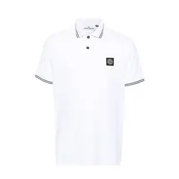 Stone Island: Серебристое поло 