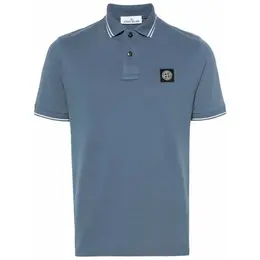 Stone Island: Синее поло  Compass