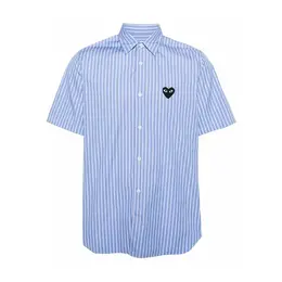 Comme des Garcons PLAY: Синяя рубашка 