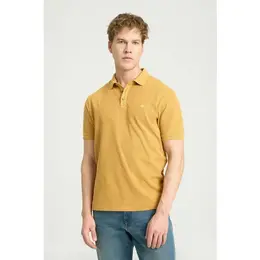 Wrangler: Жёлтое поло 