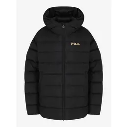 Fila: Чёрная куртка 