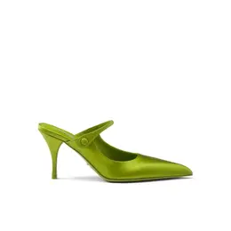 Prada: Зелёные сабо 