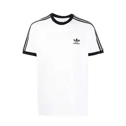 adidas: Серебристая футболка 