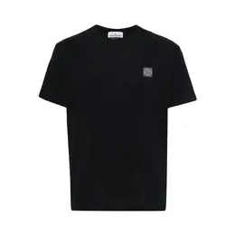 Stone Island: Тёмная футболка 