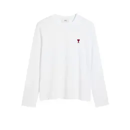 Ami Paris: Серебристый свитшот  Ami de Cœur