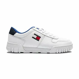 Tommy Jeans: Белые кроссовки 
