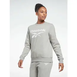 Reebok: Серая толстовка 