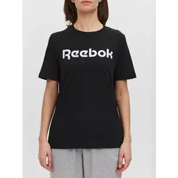 Reebok: Чёрная футболка 