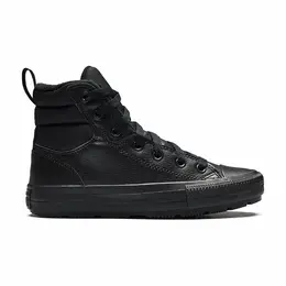 Converse: Чёрные ботинки 