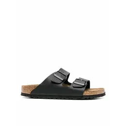 Birkenstock: Чёрные шлёпанцы 