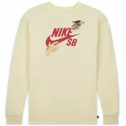 NIKE: Бежевая футболка 